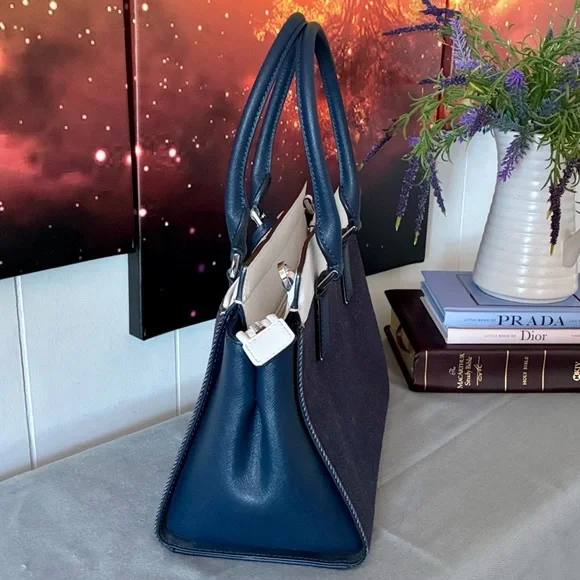 Kate Spade Cameron Denim Satchel - Picture 6 of 15